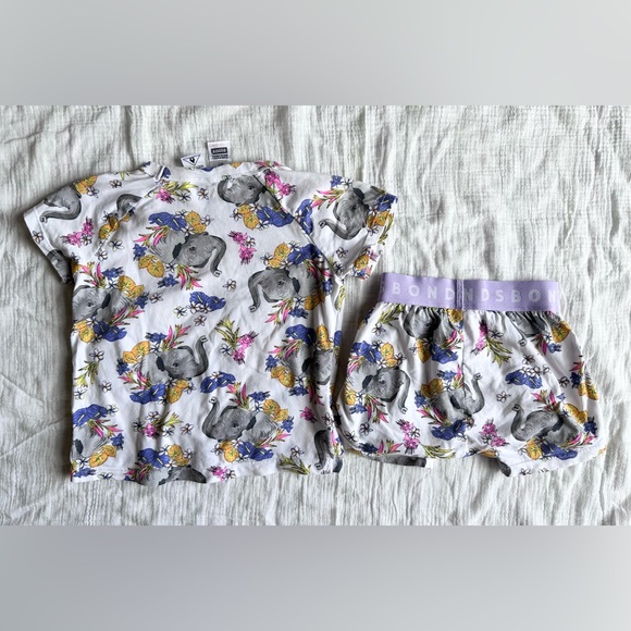 Bonds Pajamas Sleepwear - Short Sleeve Shirt + Shorts - Size 2 / 18-24 Months - Picture 2 of 4